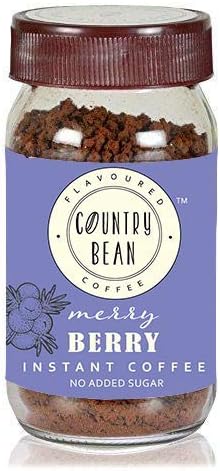 Berry Flavoured Instant Coffee Powder 60 gm (2.11 Oz) Jar