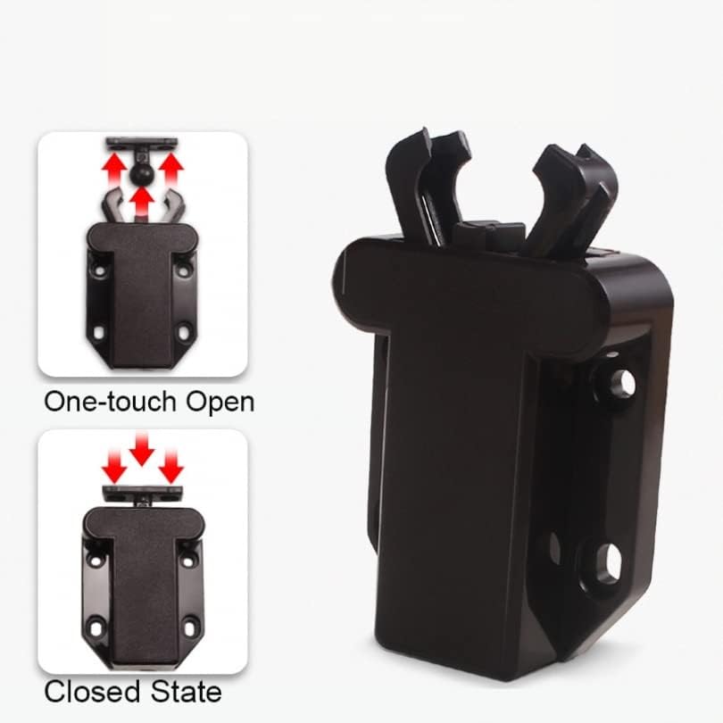 Miniatura 3 de Pestillo de empuje para gabinete, paquete de 2 cerraduras de cierre para abrir, dispositivo de bloqueo automático de rebote para cajones y puertas