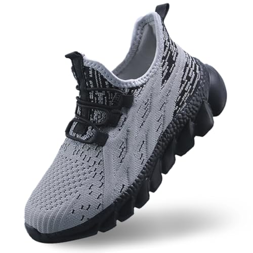 WYGRQBN Boys Girls Tennis Shoes Slip On Running Sports...