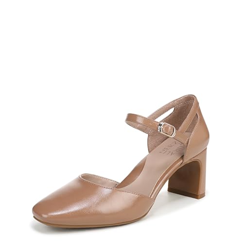 Yasmin beige café 6.5 Wide | Chaussures femme grande largeur