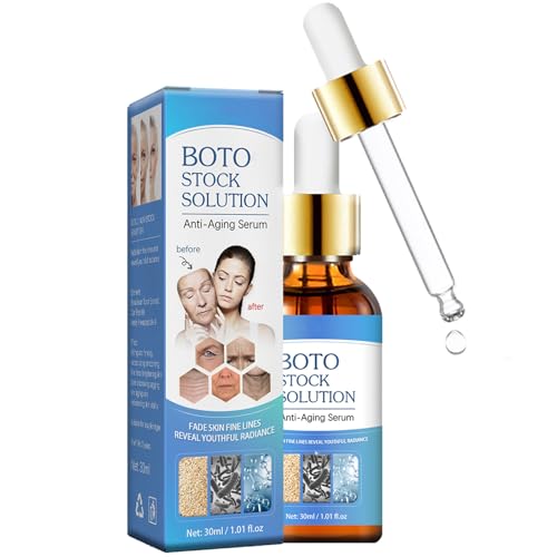 Solución madre Boto-x – Sérum facial antiedad B-otox – suero facial hialurónico para mujeres – suero antiarrugas hialurónico para aumentar el colágeno esencia bot-ox – Crema hidratante facial para