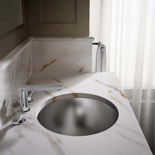 Kohler K-2609-SU-NA Bachata Drop-in/Undermount Bathroom Sink with Mirror Overflow Finish: Luster by Kohler - Image 7