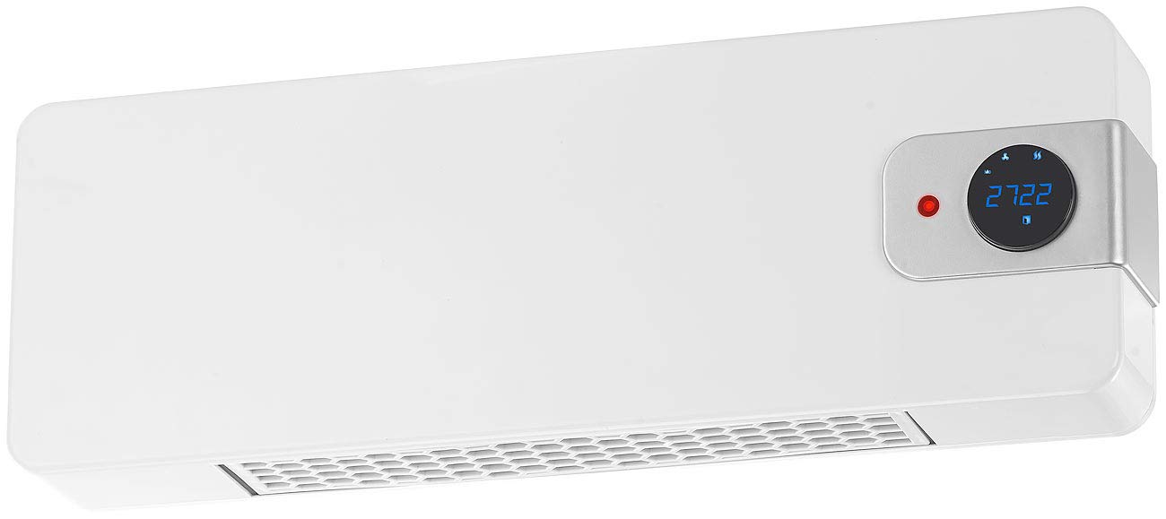 Sichler Haushaltsgeräte Heizung WLAN: WLAN-Keramik-Wandheizlüfter, LED-Display, 2.000 W, Versandrückläufer (Heizlüfter Apps, Heizlüfter Smart, Tablet Halterung)