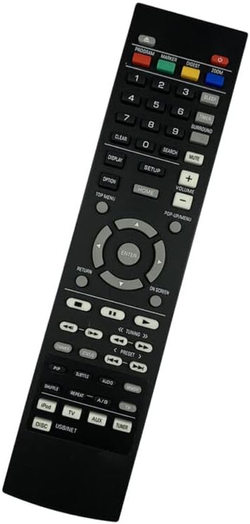 Replacement Remote Control Replace for TV/Audio/Projector for Yamaha WY92500 WY92530 BRX-610 BRX-750 MCR-750 AV Receiver