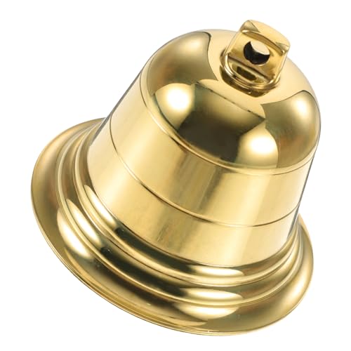 Garneck Campana de Cobre Colgante Vintage para Manualidades DIY Accesorio Decorativo para Puertas Adorno Metálico Artesanal con Único para Decoración de Interiores y Colecciones