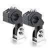 PETER LI 2 stks Motorfiets Bumper Spotlight Auxiliary Lamp Metalen Beugel LED Hoofd Lichtbuis Klem Mount Kit Fit for…