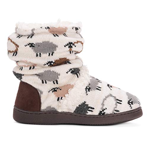 MUK LUKS Women's Holly Slippers - Vanilla Sheep