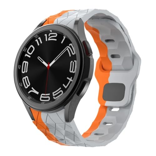 Image of WRIGSS Silicone Strap Compatible with Samsung Galaxy Watch 7 6 5 4 FE - No Gap Football Texture Band, Soft & Durable Replacement Wristband for 40mm 44mm Standard & Classic Models - Men & Women