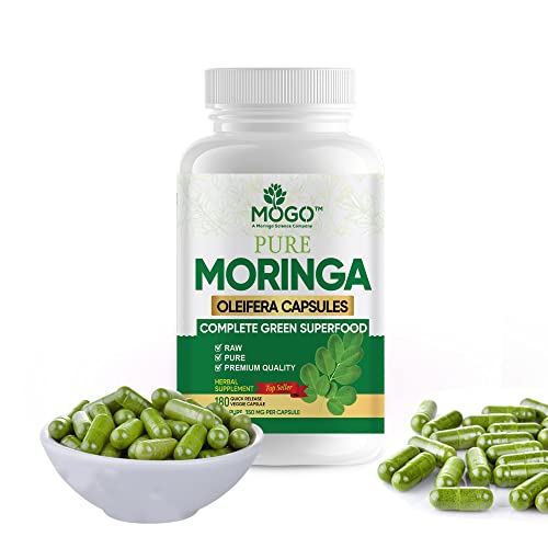 MOGO-Moringa-Oleifera-Capsules-100-Pure-Single-Origin-Moringa-Leaf-Powder-Supplement-Nutrient-Rich-Vegetarian-Green-Superfood-for-Immune-System-Energy-Metabolism-Lactation-180-Capsules