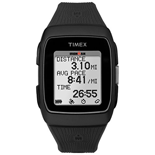 Timex Unisex TW5M11700 Ironman GPS Black Silicone Strap Watch Timex Unisex TW5M11700 Ironman GPS Black Silicone Strap Watch