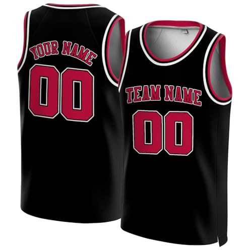 Ytuhloe Custom Basketball Jersey Athletic Mesh Sleeveless Basketball Shirt Personalized for Men Boys Women Youth