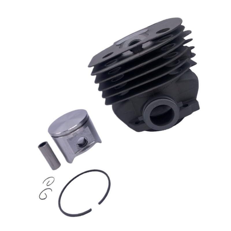 Anillos de pistón y cilindro de 48 mm para motosierra de puerto redondo Husqvarna H365R