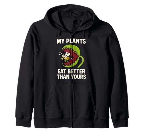 Carnivorous Plant Venus Flytrap Pitcher Sundew Nepenthes Zip Hoodie