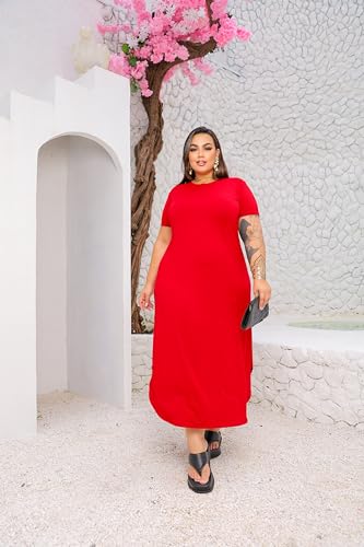 Vestidos Evangélicos Plus Size Transpassado Tubinho Social (BR, Numérico, 60, Plus Size, Regular, Ve