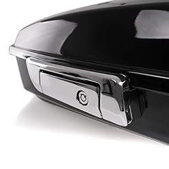 Baul Topcase Razor Compatible para Motos Custom Chopper Cruiser Negro 3 413W06VqScL. SS247