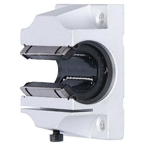 Keenso 20 Mm Bohrungsdurchmesser Linearer Kugellagerblockeinheiten für Elektronische Geräte, Linear -Leitleitlager -Lagerblock Aluminiumlegierung für Werkzeugmaschinen