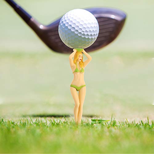 BESPORTBLE 6Pcs Biquíni Tees De Golfe Colorido Pin- up Senhora Menina T De Golfe Plástico Engraçado