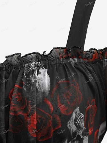 Vestido Gótico Medieval Plus Size Mujer Talla 5X miniatura 2