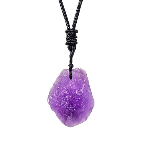 MIXIUJIEN �V�R���N���X�^���y���_���g�l�b�N���X 11�X�^�C�� �{���̃X�g�[���l�b�N���X �u���b�N�R�[�h�t�� �j�����p 3cm ���j�[�N�ȃq�[�����O�N���X�^���W���G���[�M�t�g(�A���W�X�g)