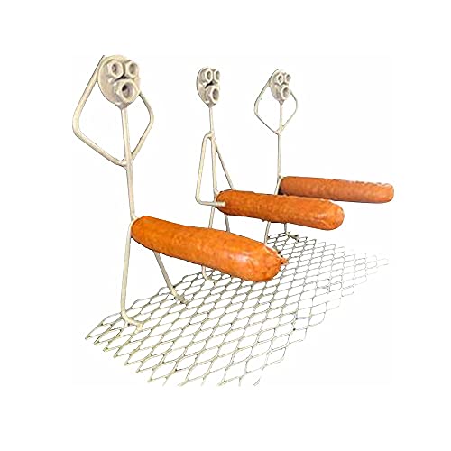 YGMXZL Griglia per Hot Dog/Marshmallow in Acciaio,Spiedino al Barbecue,Divertente Supporto per griglia per Hot Dog,Fornello per Campeggio all'aperto Strumenti di Cottura