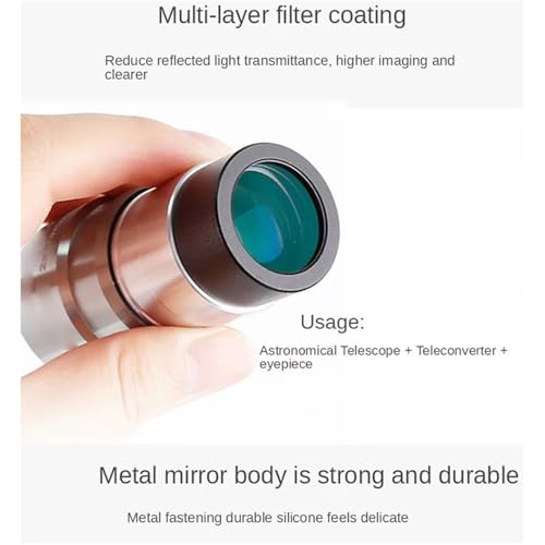 Accesorio para telescopio astronómico con ocular de 6mm y campo de visión 52° 3