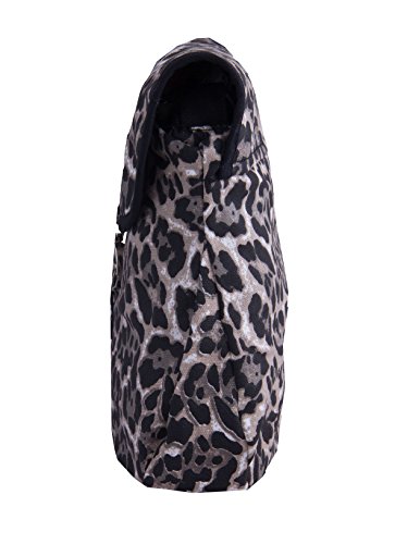 Image of Vivinkaa Animal Black Canvas Sling Bag for Women