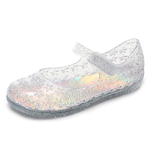 New front Zapatos de Princesa Niñas Reina de Nieve Zapatos Frozen Elsa Costumes Cenicienta Carnaval Cosplay Halloween Regalo de Cumpleaños Niña a Mujer Disfraz,Blanco,28