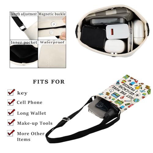 Image of Geocaching Crossbody Bag - Treasure Hunter's Gift, Just One More Geocache I Promise