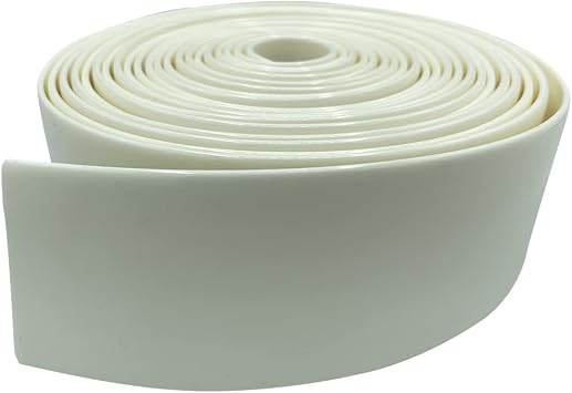 LukLoy Vinyl Strap for Patio Chair Repair, 2 Wide 50 Ft Long 0.115" Thick Heavy Duty Vinyl Webbing Replacement, Outdoor Chair Strap Replacement for Lawn Patio Backyard Furniture Chaise Lounge, White