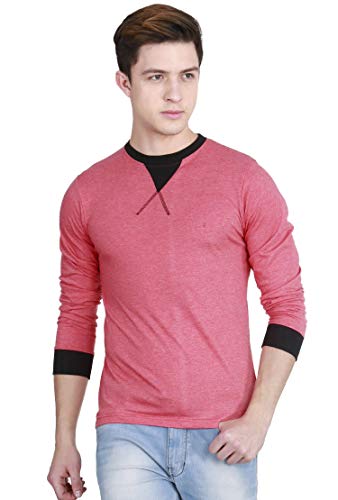 Image of fanideaz Men's Cotton Full Sleeve Henley T Shirts for Men