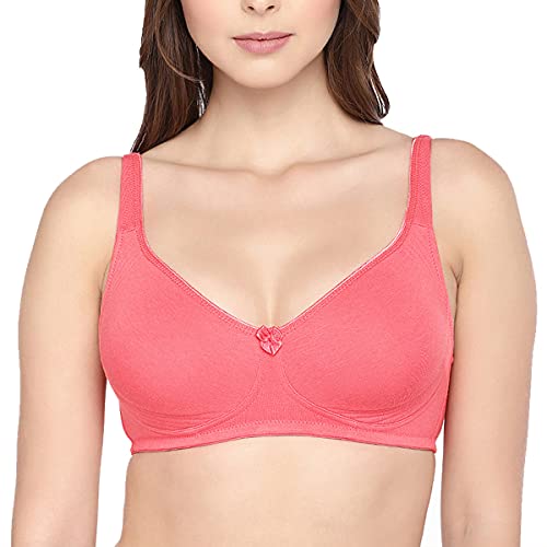 Image of Inner Sense Organic Cotton Bamboo Bra for Woman with Concentric Stitches I Full Coverage Bra for Heavy Bust with Side Support I Non Padded Innerwear with Wire-Free Design
