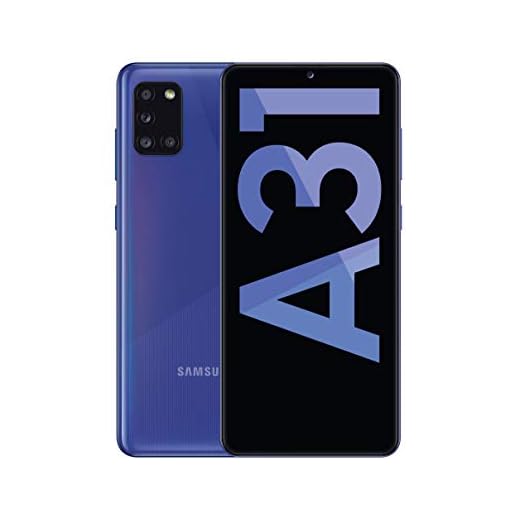 Samsung Galaxy A31 - Smartphone 6.4" Super AMOLED (teléfono 4GB RAM, 128GB ROM), Color Azul [Versión española]