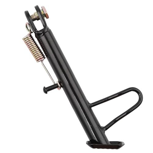 Image of Mokuo Dirt Bike Stand,Motorcycle Kickstand, Scooter Mopeds Side Stand in Iron Material Compatible with Most Dirt Pit Bike Scooter Mini Bike, Height of 15.5cm Above Ground