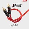 Install Link Audio Cable RCA for Subwoofer or Stereo Cable, 2-Channel, 20ft