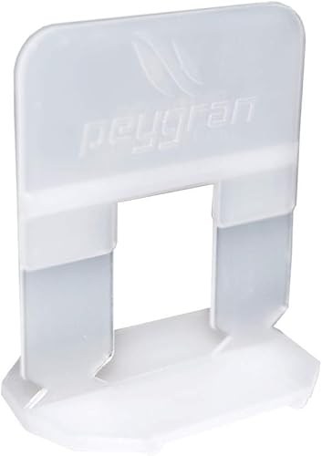 Sistema de nivelación de pestañas para jalar, color blanco, 0.039 in, 500 unidades