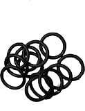 Mini Small Black Silicone Non Slip Endless Snag Free Elastics Hair Bands for Women Girls by Glitz4Girlz - Image 9
