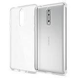 NALIA Case Compatible with Nokia 8, Mobile Phone Back-Cover Ultra-Thin Silicone Soft Skin Protector,...