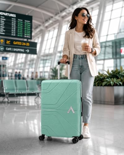 Image of VIP Aristocrat Trolley Bag Set, 55 /65 /75 cm, Hardside PP Shell, Dual Wheels, Multi-Stage System, 3-Year Warranty (Slate Green)