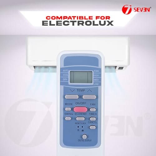 Image of 7SEVEN Compatible with Electrolux AC Remote Control R51K /BGE Model 152A Suitable for 1 1.5 2 Ton Split and Window Air Conditioner - Match Each Key by Key Exactly with Existing AC Remote Function