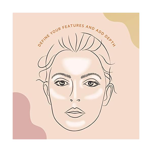 FLOWER Beauty By Drew Barrymore Shimmer + Strobe Highlighting Palette - Glowing Bronzer Powder Kit For Face + Blendable Coverage - Skintones + 3 Enhancing Colors (Strobe Brush) Included - Champagne Shimmer