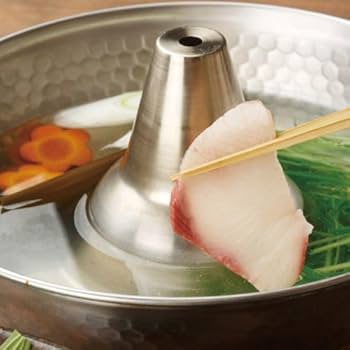 しゃぶしゃぶ用鍋 ヨシカワ 両手鍋 26cm IH対応 しゃぶしゃぶ鍋 贅 zei フタ付き