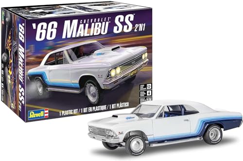 Kit de construction Revell 1966 Chevy Malibu SS maquette plastique 1:24
