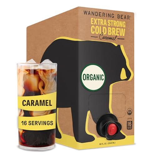 Wandering Bear Organic Caramel Cold Brew Coffee On Tap, Iced