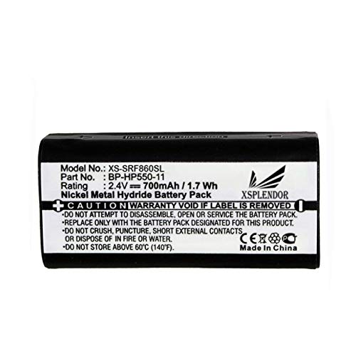 XSPLENDOR Replacement Battery for Sony MDR-IF245RK MDR-RF4000 MDR-RF4000K MDR-RF810 MDR-RF810RK MDR-RF840 MDR-RF840RK MDR-RF850 MDR-RF850RK MDR-RF860 MDR-RF860RK MDR-RF925 Part NO BP-HP550-11