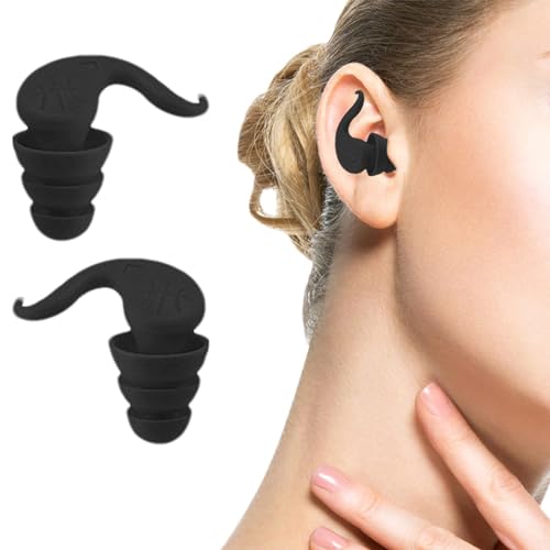 防音耳栓・騒音軽減耳栓 |防水ノイズキャンセリング耳栓 - 男性と女性のための人間工学に基づいた耳栓