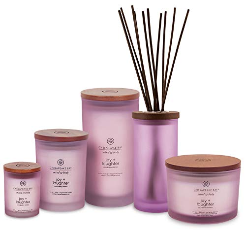 Chesapeake Bay Candle Scented Candle Joy + Laughter (Cranberry Dahlia) Medium Home Décor
