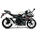 1:12 Scale for Kawasaki Ninja 400 2023 Motorcycle Model Toy, Plastic and Metal Diecast Toy Motorcycle Bike, Mens Collection Toys for Boys Kids Gifts, Cake Topper Home Office Decor, Black