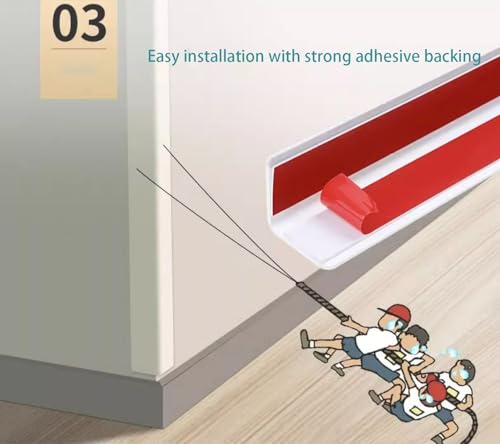 Protector de pared 4cm PVC que elimina desconchones en esquinas 5