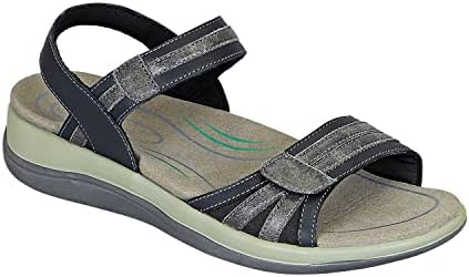 Orthofeet Arch Support Sandals for Women, Ideal for Heel and Foot Pain Relief. Therapeutic Design with Arch Support, Arch Booster, Cushioning Ergonomic Sole & Extended Widths – Paloma