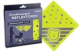 ✅ - KLETTVERSCHLUSS: Ohne Kleberückstände wie bei Klebe Refelktoren sondern mit praktischem Klettverschluss, lassen die Wimpel Kinderwagenreflektoren sich im Frühling oder Tagsüber einfach abnehmen.